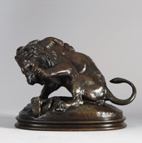 LION AU SERPENT  N°3 (1832)